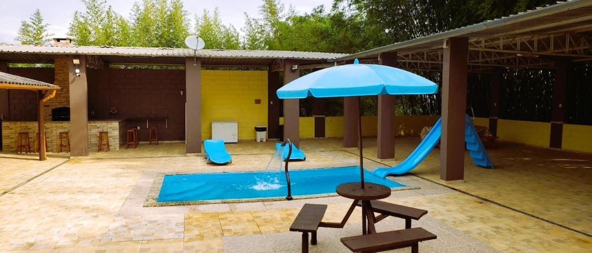 Chacara Charmosa Com Piscina, Campo De Futebol Villa Guaratingueta Bagian luar foto